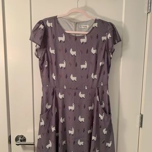 Large grey dress from LA Soul